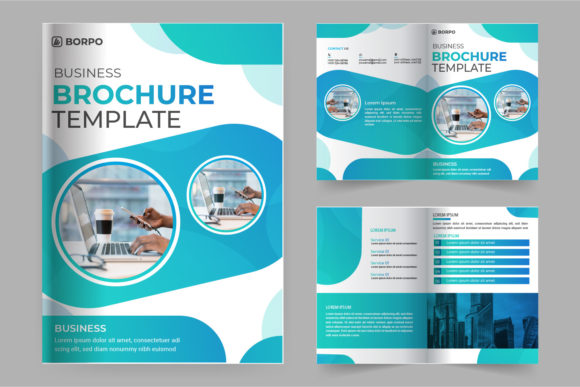 Brochure Template Set: Graphics for Modern Graphic Templates