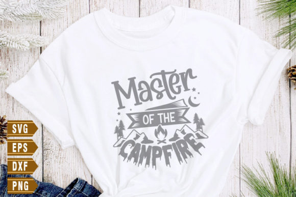 Master of the Campfire Camping SVG: Graphics for Crafts & Creative Sellers